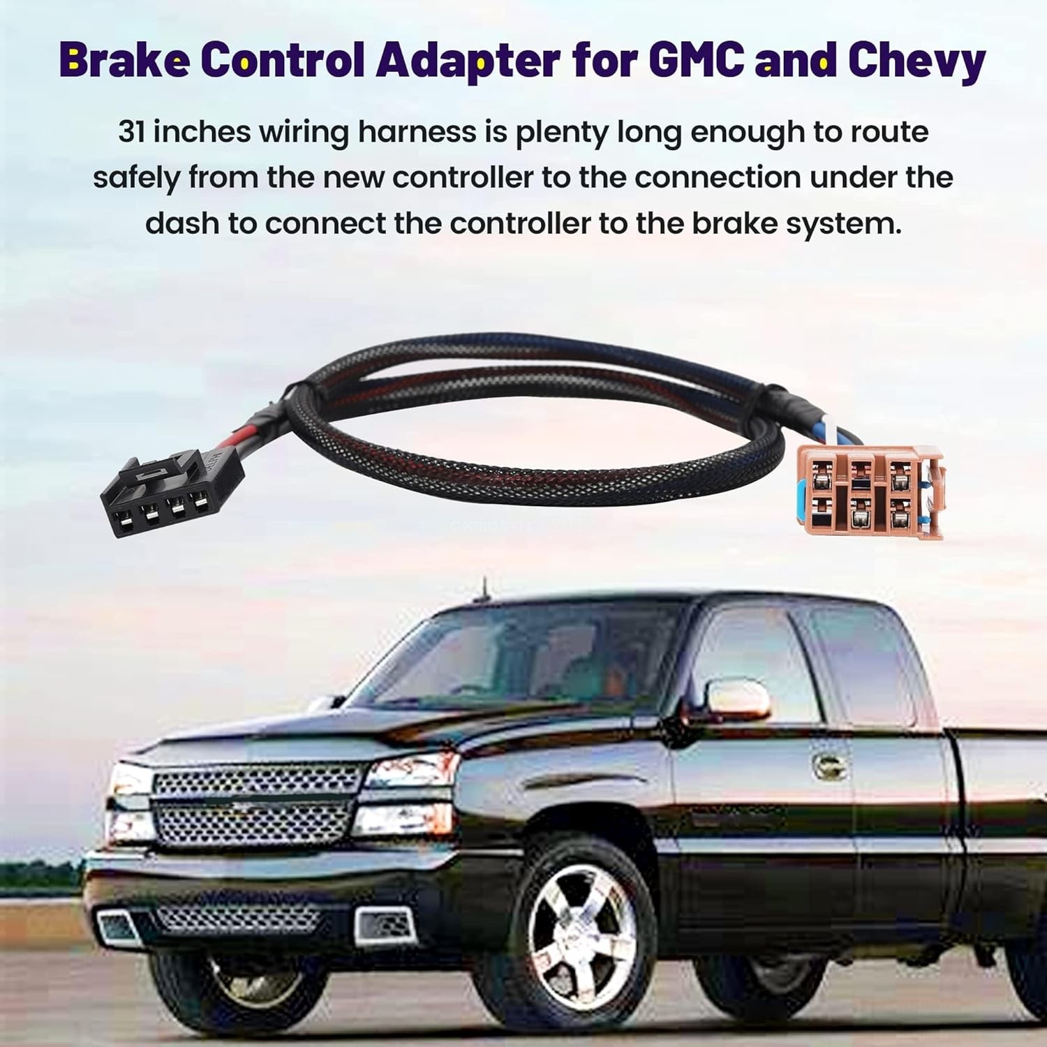 Trailer Brake Controller Wiring Harness For 03-07 GMC Chevy with Tekonsha P2 P3