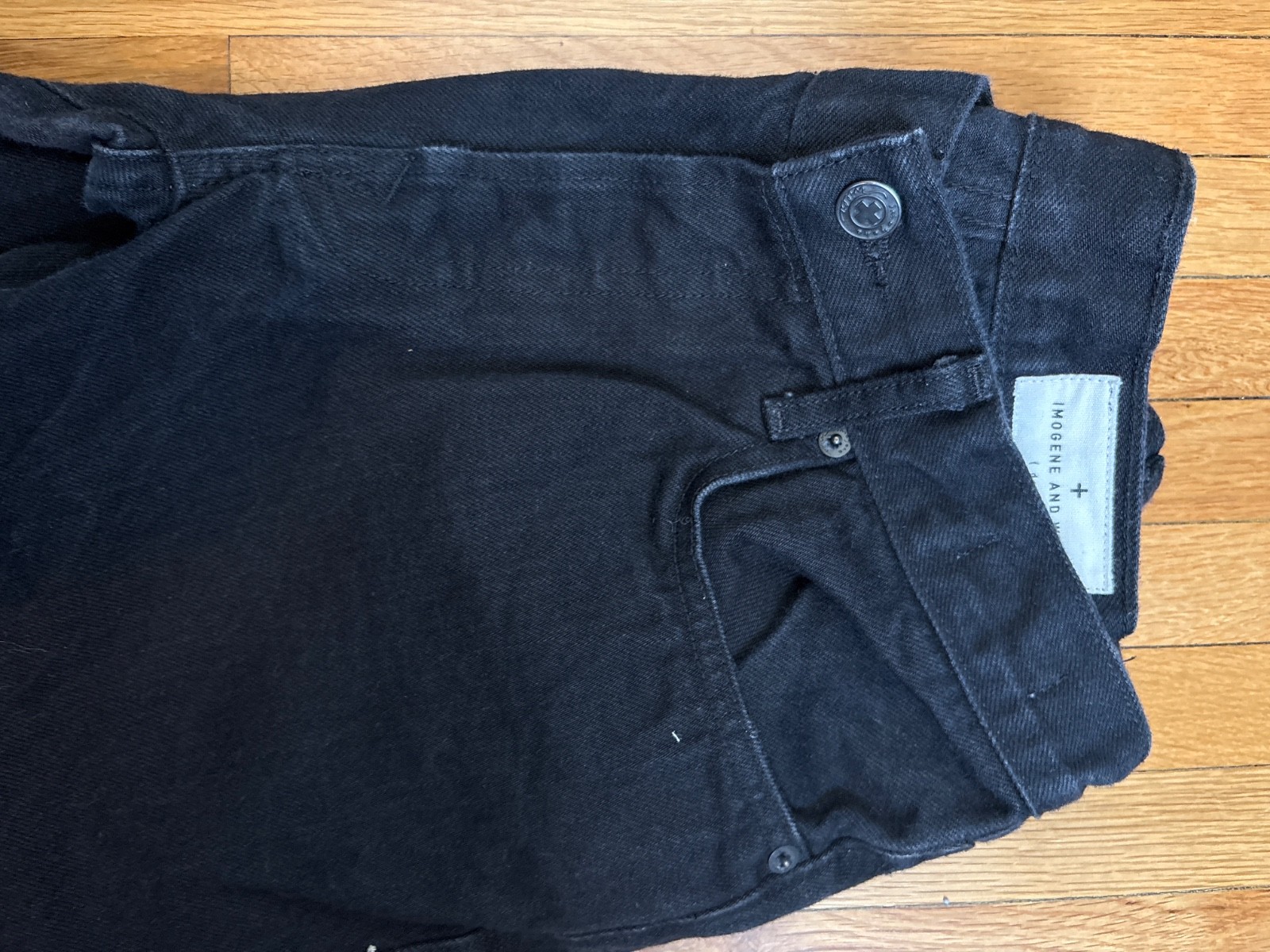 Black Imogene and Willie Charlie Jeans Size 28