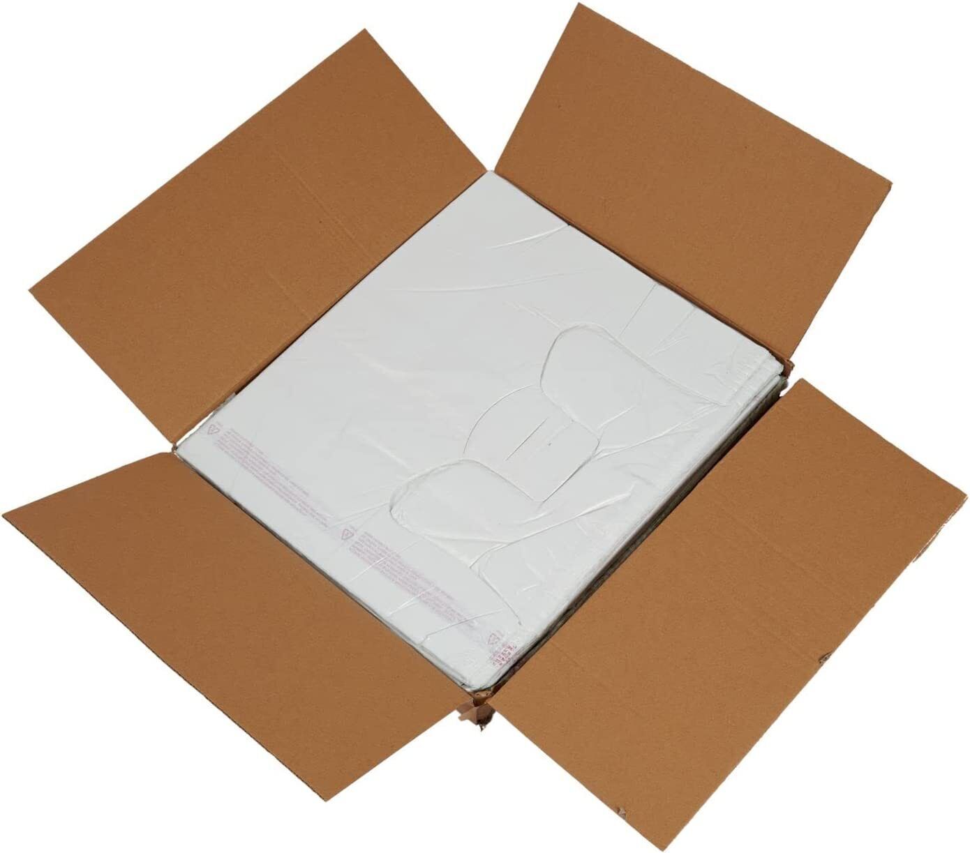 Bags Multi Purpose 17" x 8" X 29" Plastic White Jumbo T-Shirt Shopping Grocery