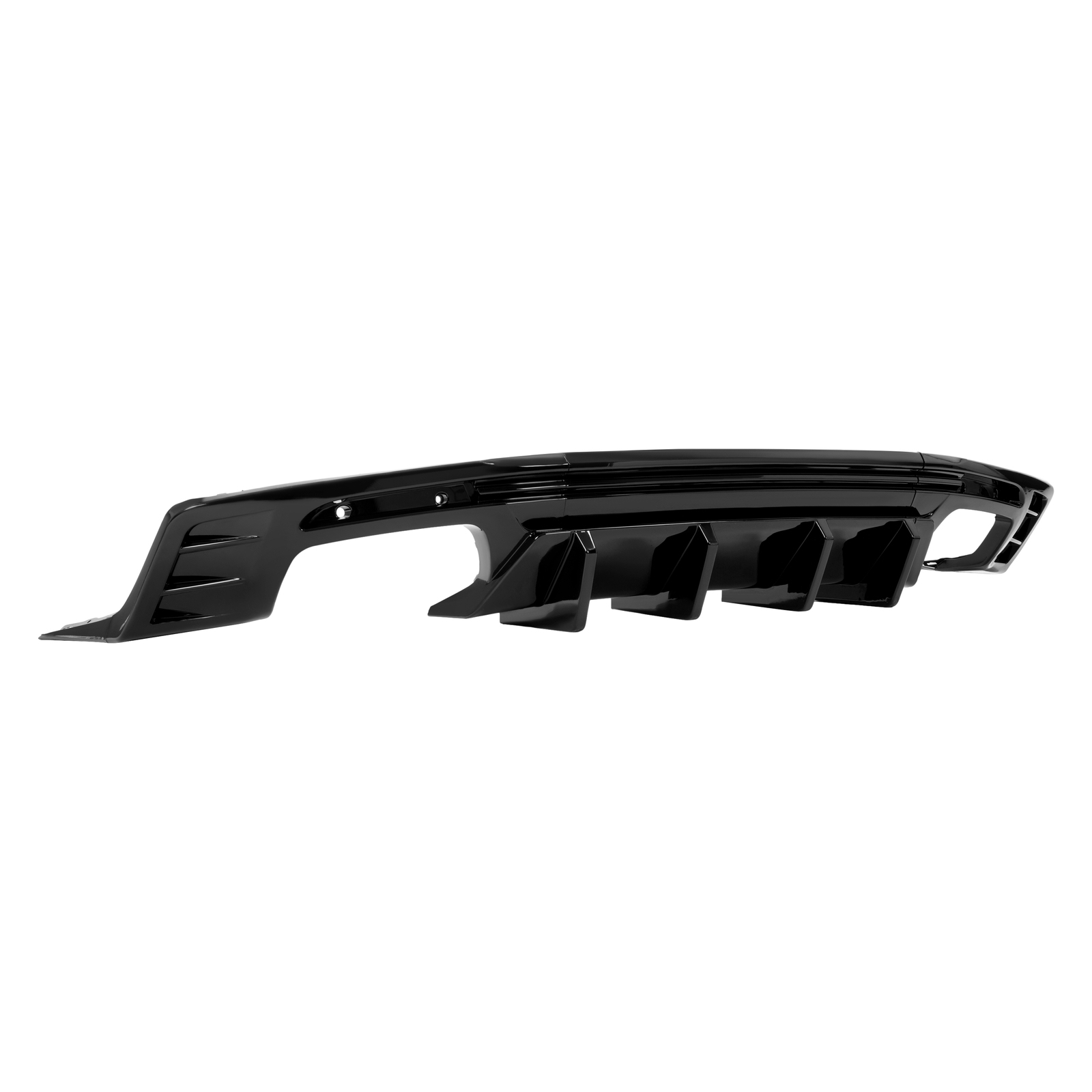 Fits 2016-2024 CHEVY CAMARO SS LT1 LS Rear Bumper Lip Diffuser Glossy Black