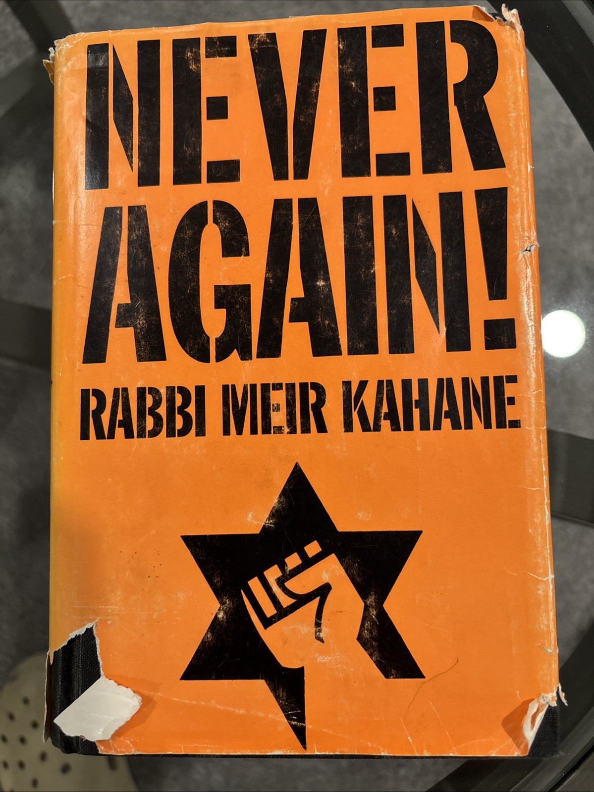 SIGNED!! Never Again By Rabbi Meir Kahane. First Edition.