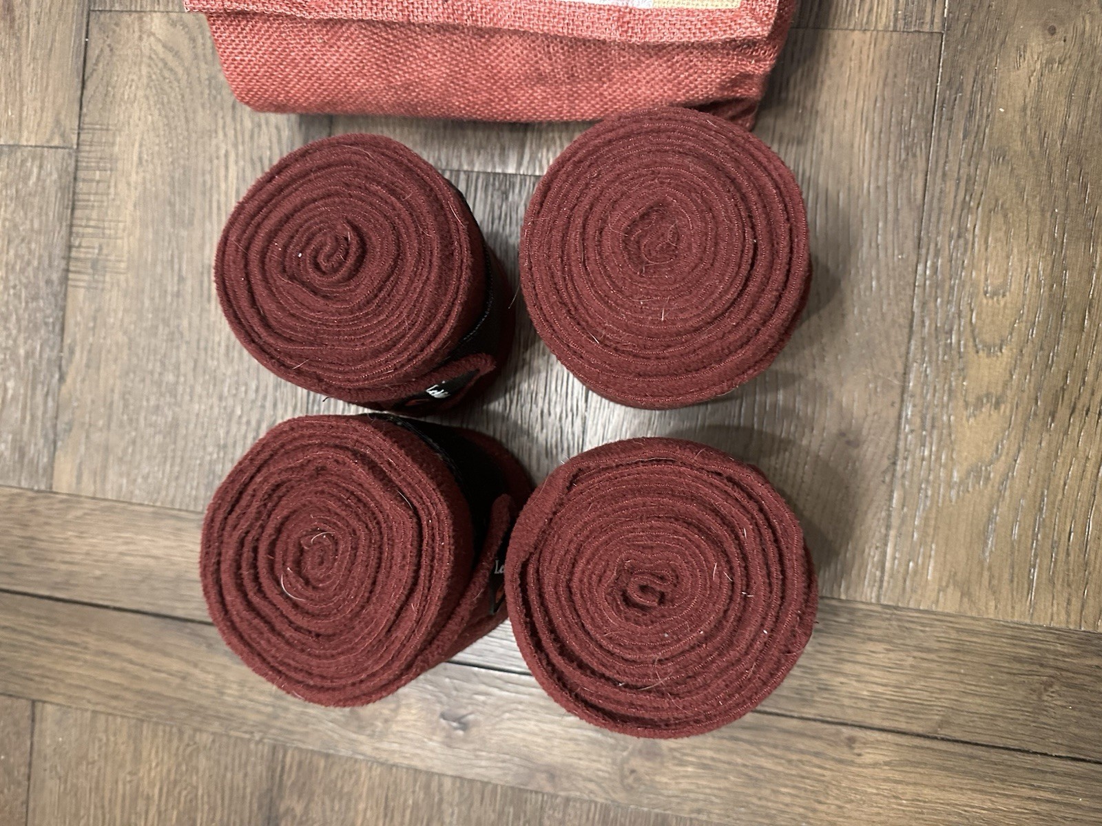 Horse Tack - LeMieux Burgundy Polo Leg Wraps