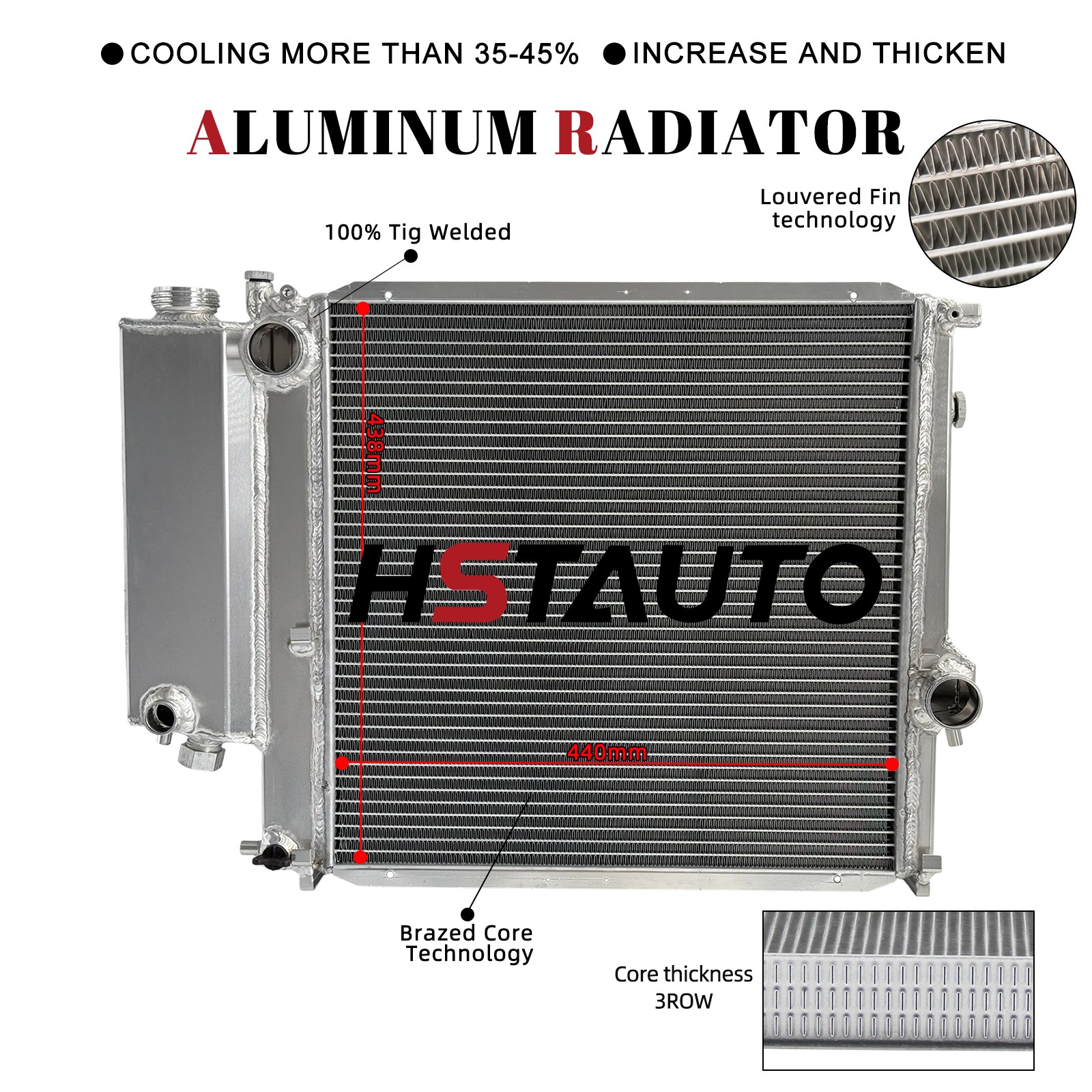 MT For BMW 318i 318is 318ti Z3 1991-2000 L4 L6 2.0 1.9 3Row Aluminum Radiator