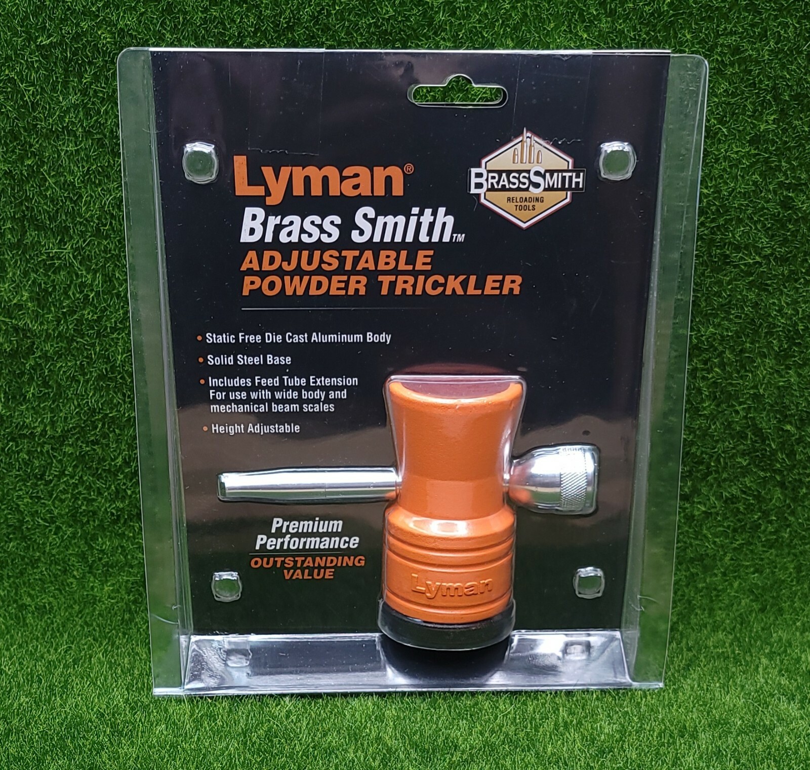 Lyman Brass Smith Adjustable Powder Trickler, Static Free Die Cast - 7752500