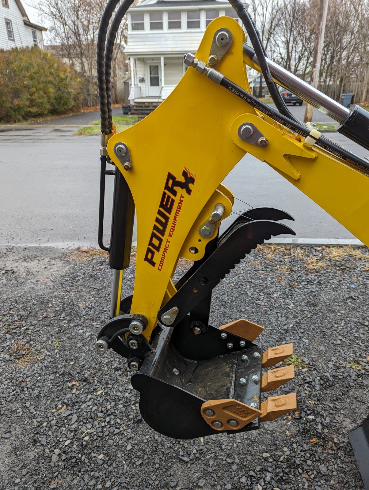 New Power X 13.5HP Mini Excavator Backhoe Digger Tractor