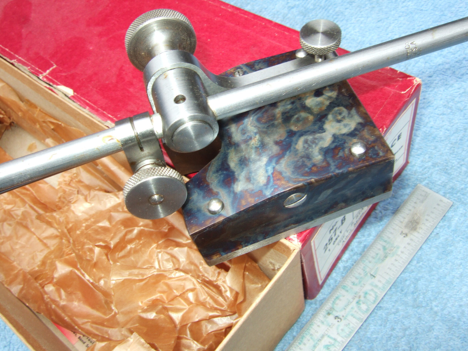 STARRETT SURFACE GAGE 257b OLD VINTAGE PRECISION INSPECTION TOOL GRINDER MILL #A