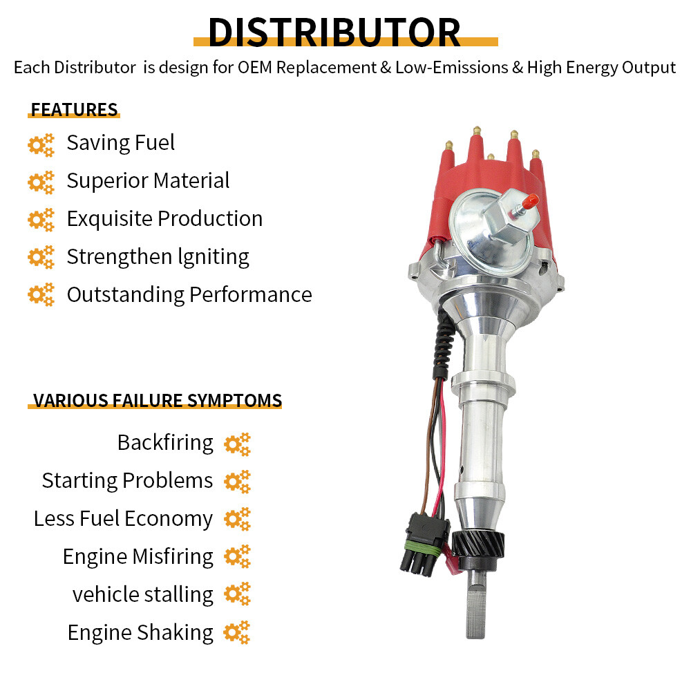 FOR INTERNATIONAL HARVESTER HEI Distributor 392 345 304 266 + WIRES + 45K COIL
