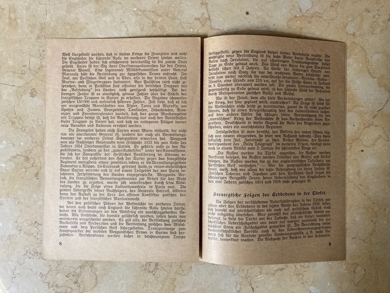 OFFICIAL! WW2 GERMAN MERCHANT NAVY INFO. BOOK FOR MILITARY/POLITICAL ISSUES 1940