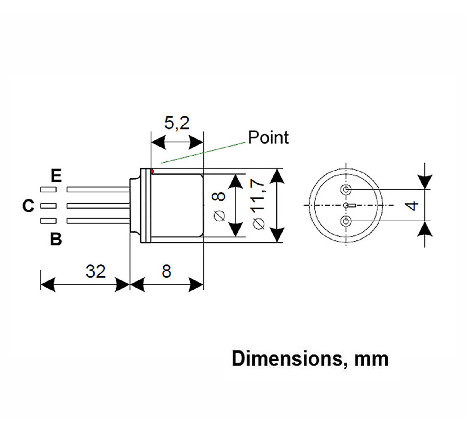 16 pcs Transistors Ge Germanium GT308B 1T308B ~ 2N1854 2N2048 PNP Fuzz Face USSR