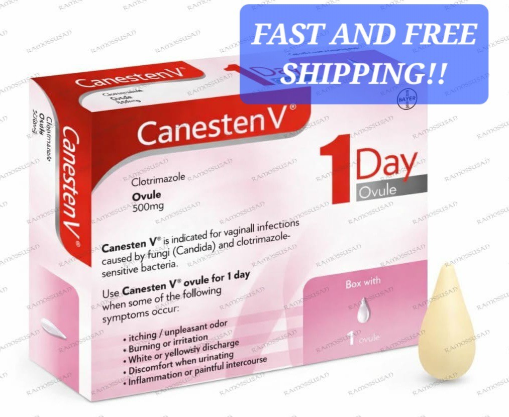 Canesten V 1 DAY ONLY !!! FAST TREATMENT FOR VAGINAL INFECT! FAST FREE SHIPPING!