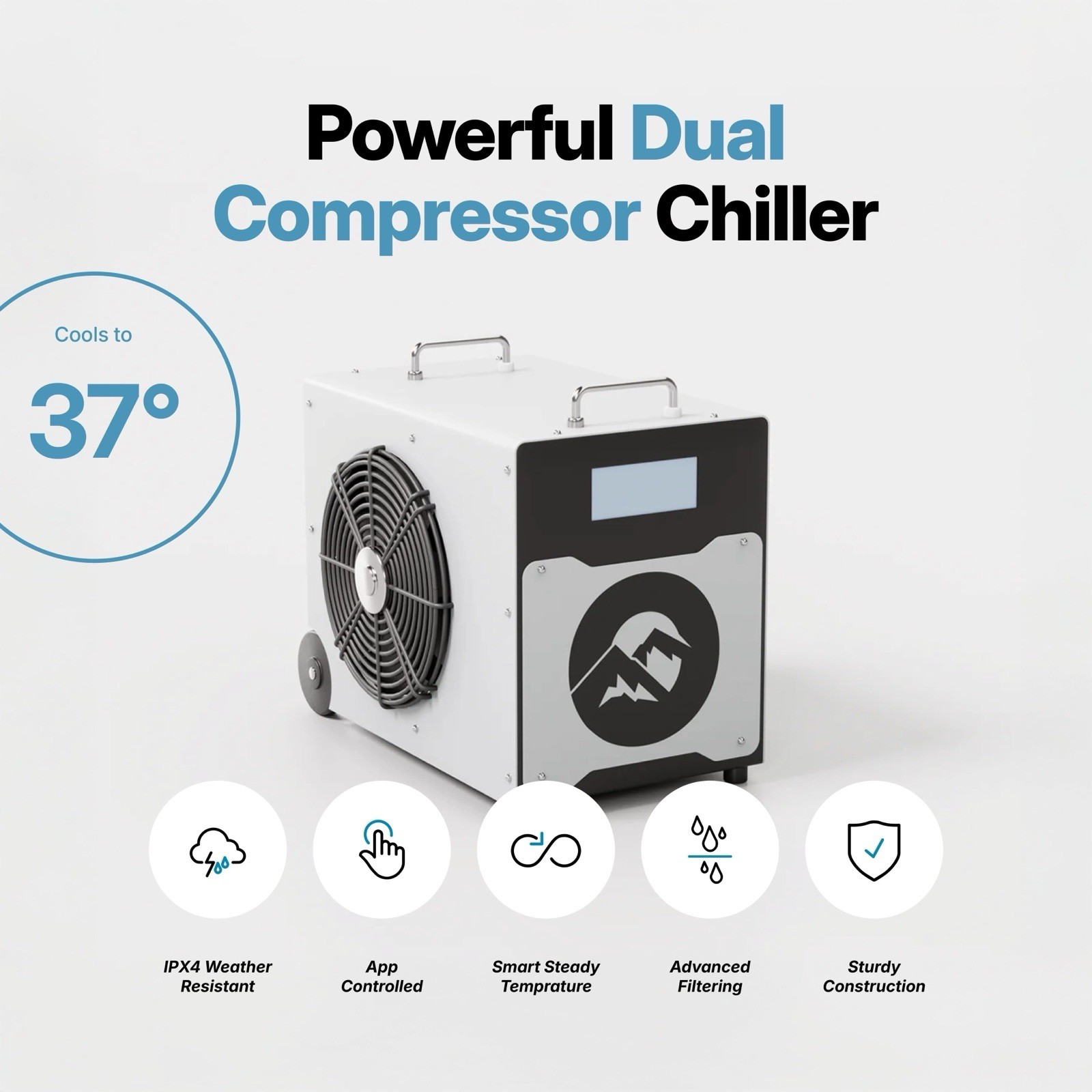 OakerSpa Portable Cold Plunge Tub With Chiller