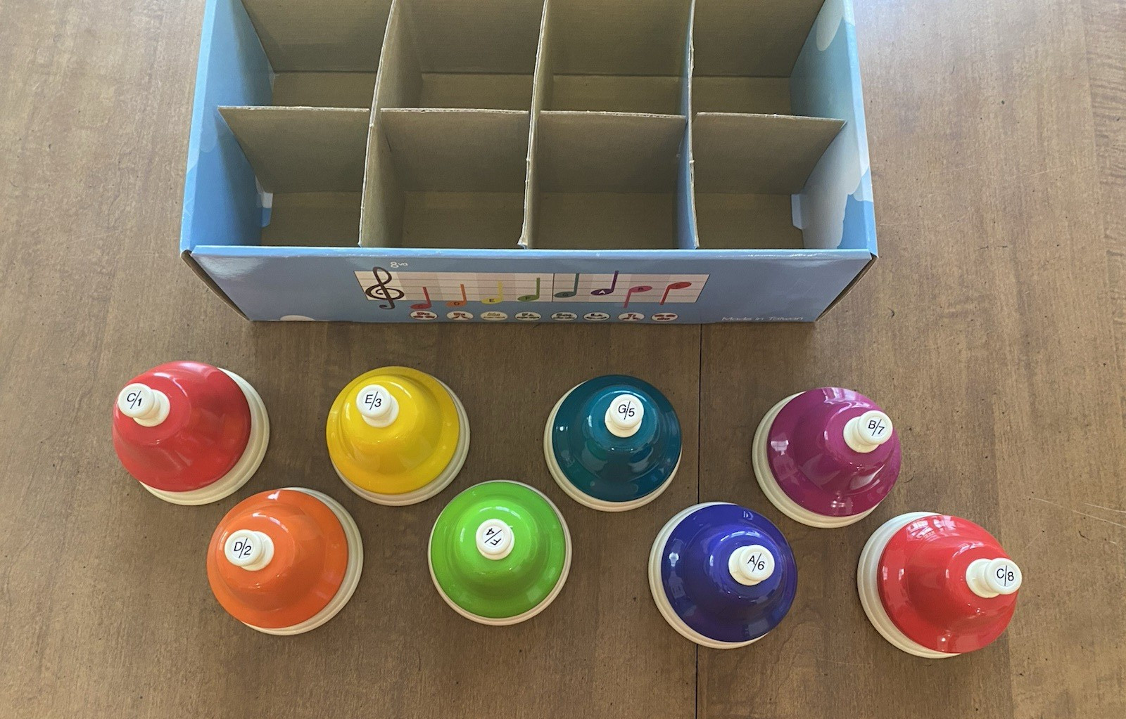 Prodigies Deskbells (C Major) - Colorful Percussion Instrument Child Education