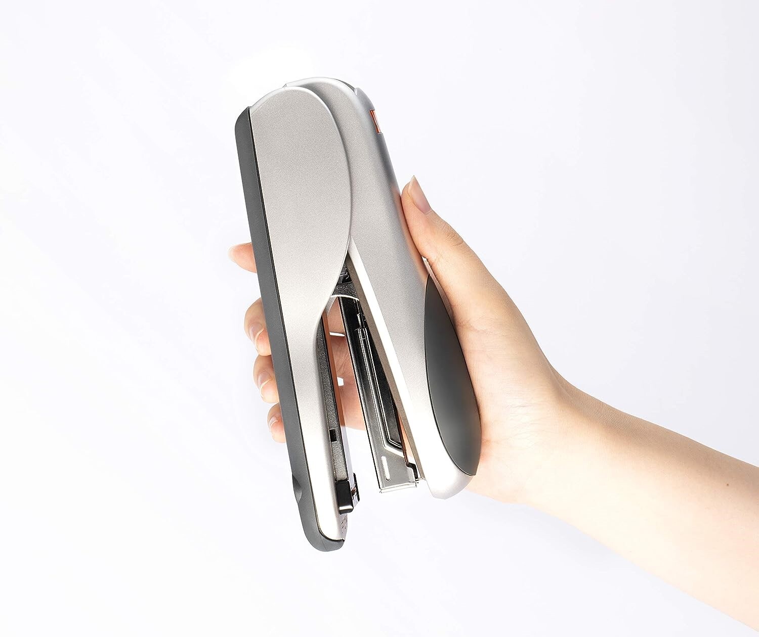 Max Flat Clinch Stapler Best 2x2 Coin Flips Stapler Black Full Strip Size New