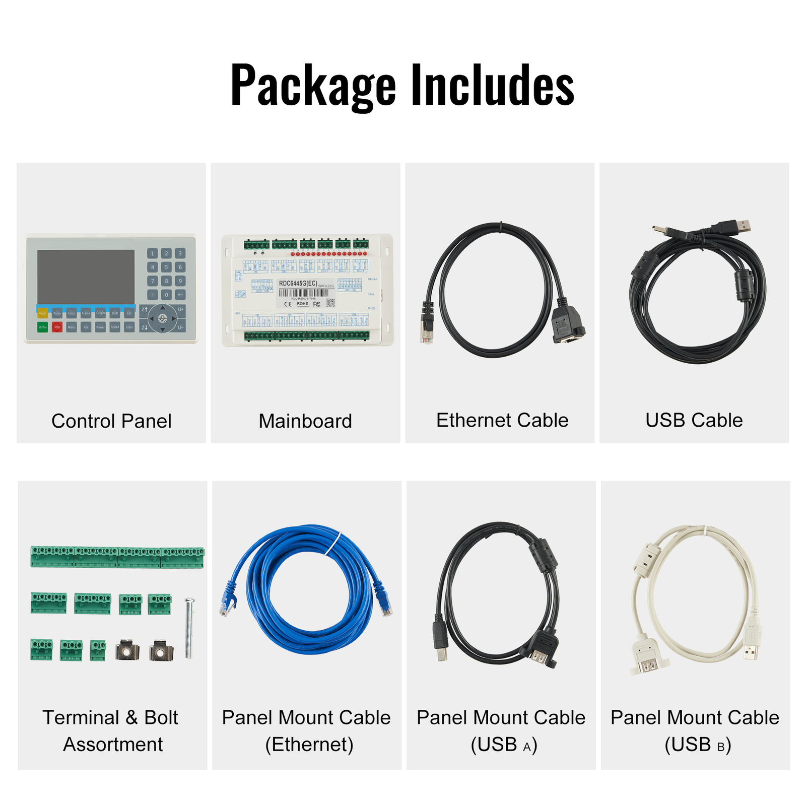 OMTech Laser Engraver Control Panel Kit RDC6445S Replacement with Mainboard