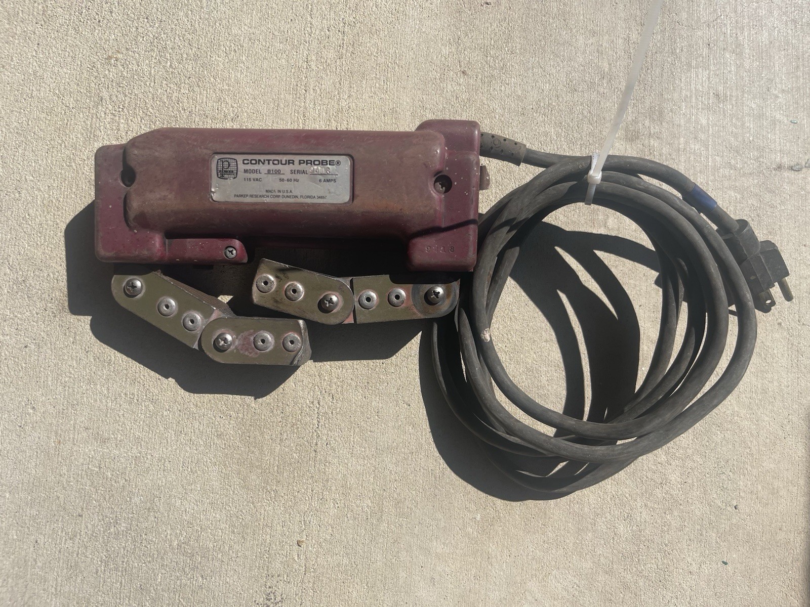 Parker Research B-100 Contour Probe Magnetic Particle Inspection B100 NDT NDE