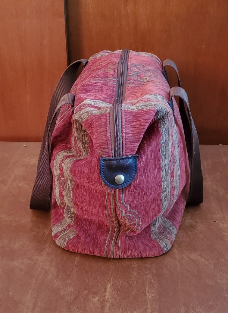 Vintage Showline Inc Custom Tapestry Overnight Weekend Bag Luggage