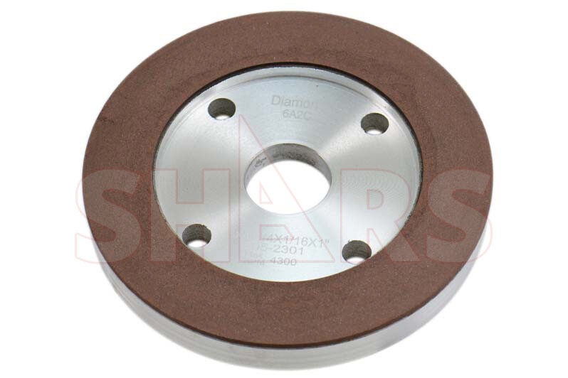 6 X 1-1/4 X 1/16 X 3/4" 6A2C DIAMOND PLAIN CUP WHEEL 150 GRIT SAVE $230 P|