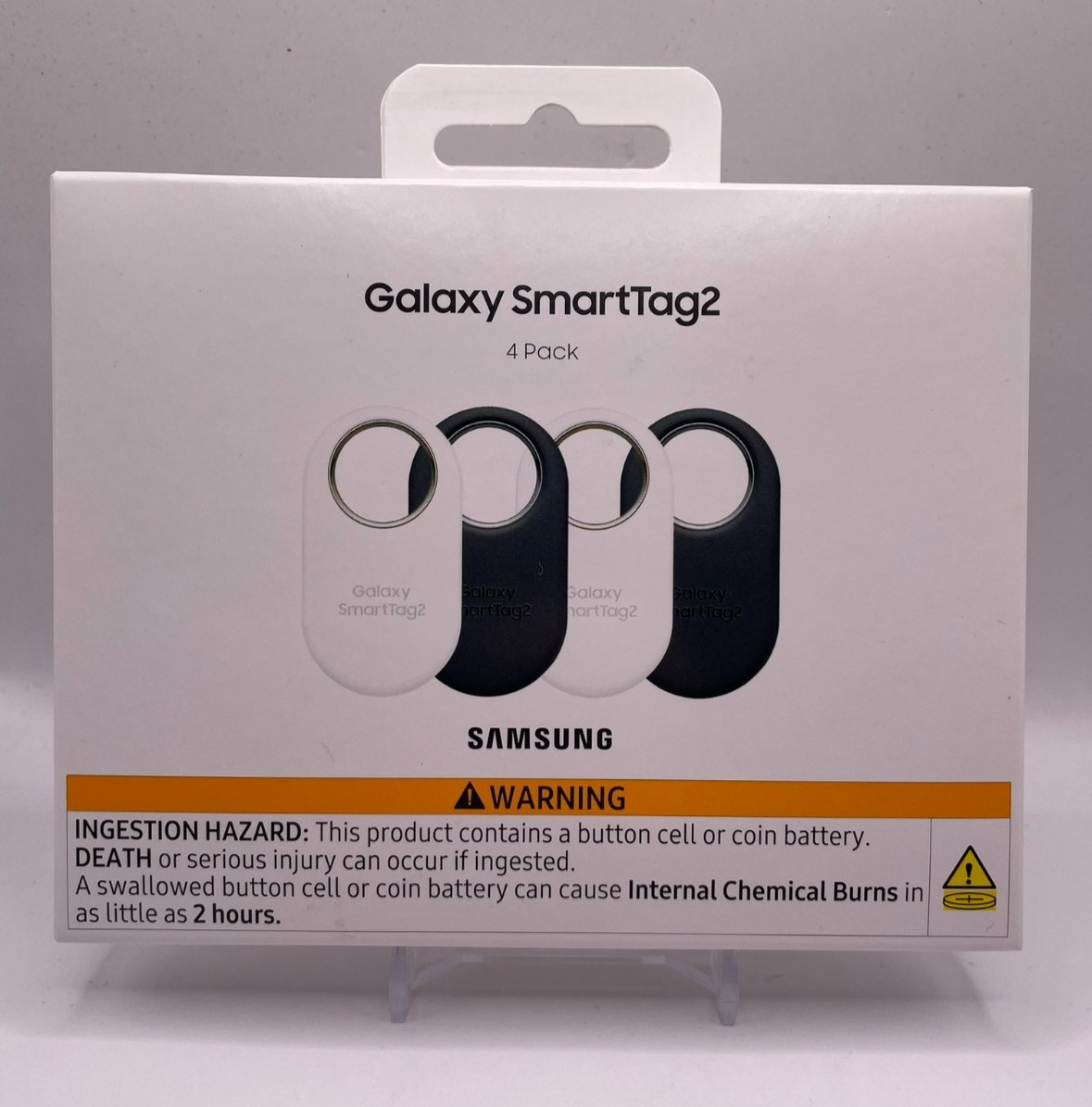 Samsung Galaxy SmartTag2 4Pack Black White EI-T5600KWEGUS BRAND NEW SEALED