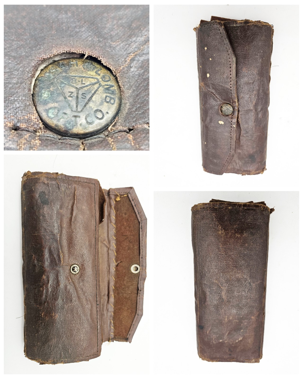 Antique Surgical Set Medical Scalpel Forceps Instrument Tool Case Bausch & Lomb