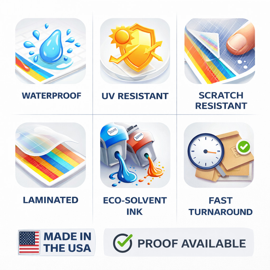 Custom Logo Stickers Vinyl Die Cut Decals Waterproof UV Resistant 2"-20"