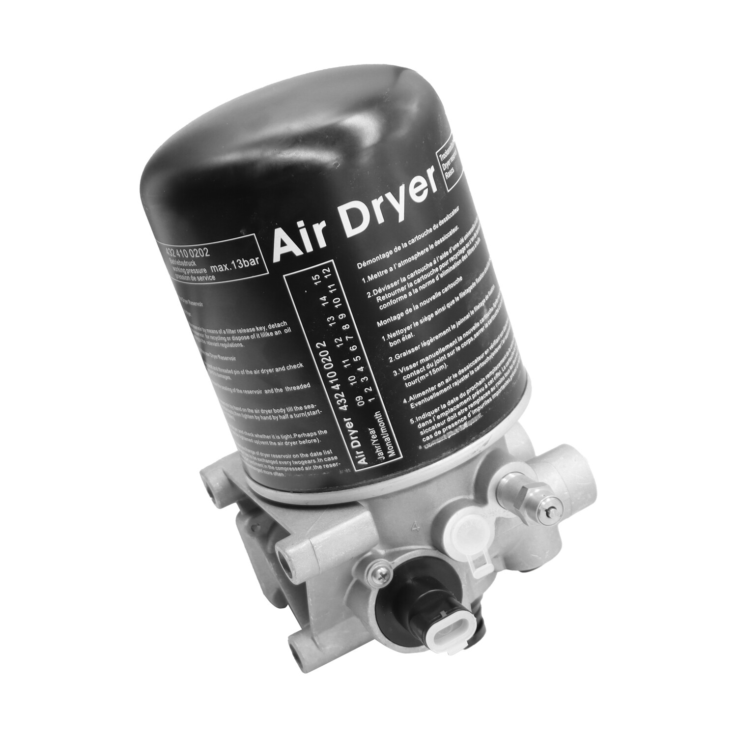 Air Dryer AD 12V Replaces For Meritor Wabco 1200 Serie R955205 065691 4324130010