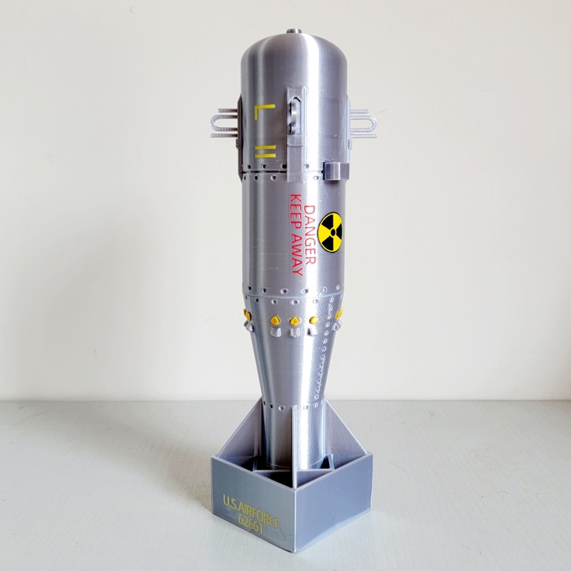 3D Printed 20cm 1:15 Military Model WWII USA "Little Boy" Atomic Bomb Collection