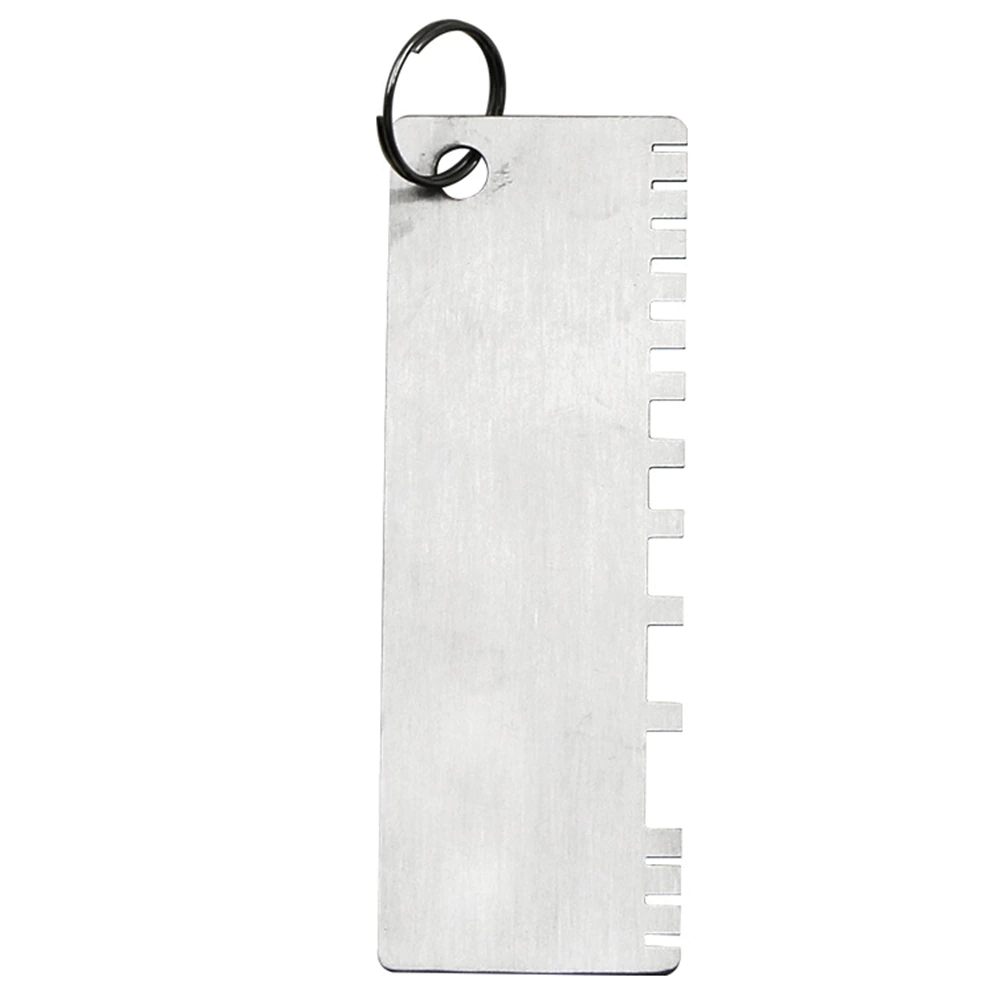 2PCS Thickness Gage Sheet Metal Gauge Measuring Tool Wire Gauge Stainless Steel