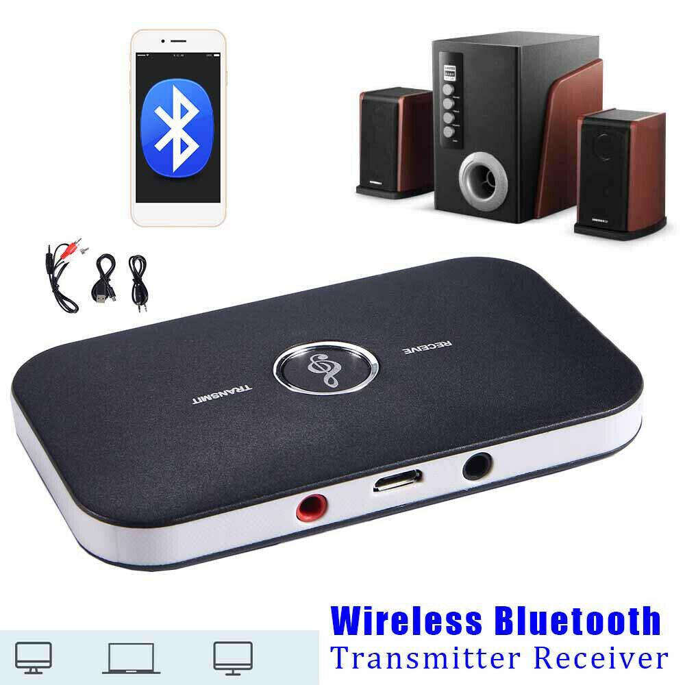 2in1 Bluetooth Transmitter & Receiver Wireless A2DP Home TV Stereo Audio Adapter