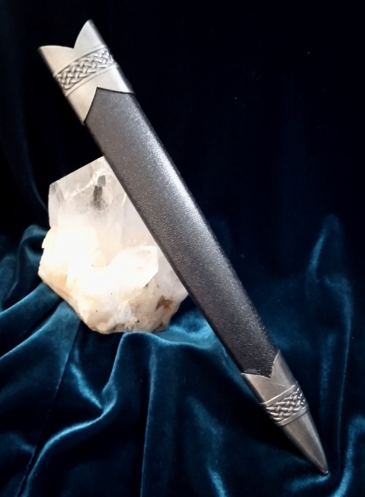 Celtic Athame with Pentacle Dagger Wiccan Pagan Ritual Athame with Rigid Sheath