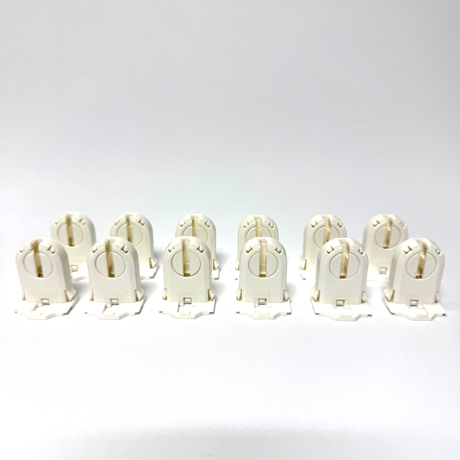 12-Pack Leviton 23661-SNP Shunted Tombstone Socket T8 T12 LED or Fluorescent