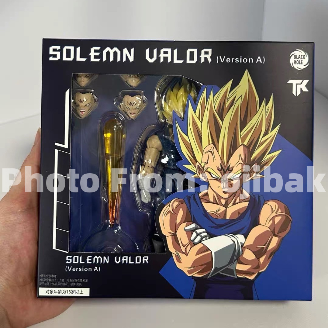 Black Hole & TK Toys Majin Vegeta Blue SOLEMN VALOR (Version A) Action Figure