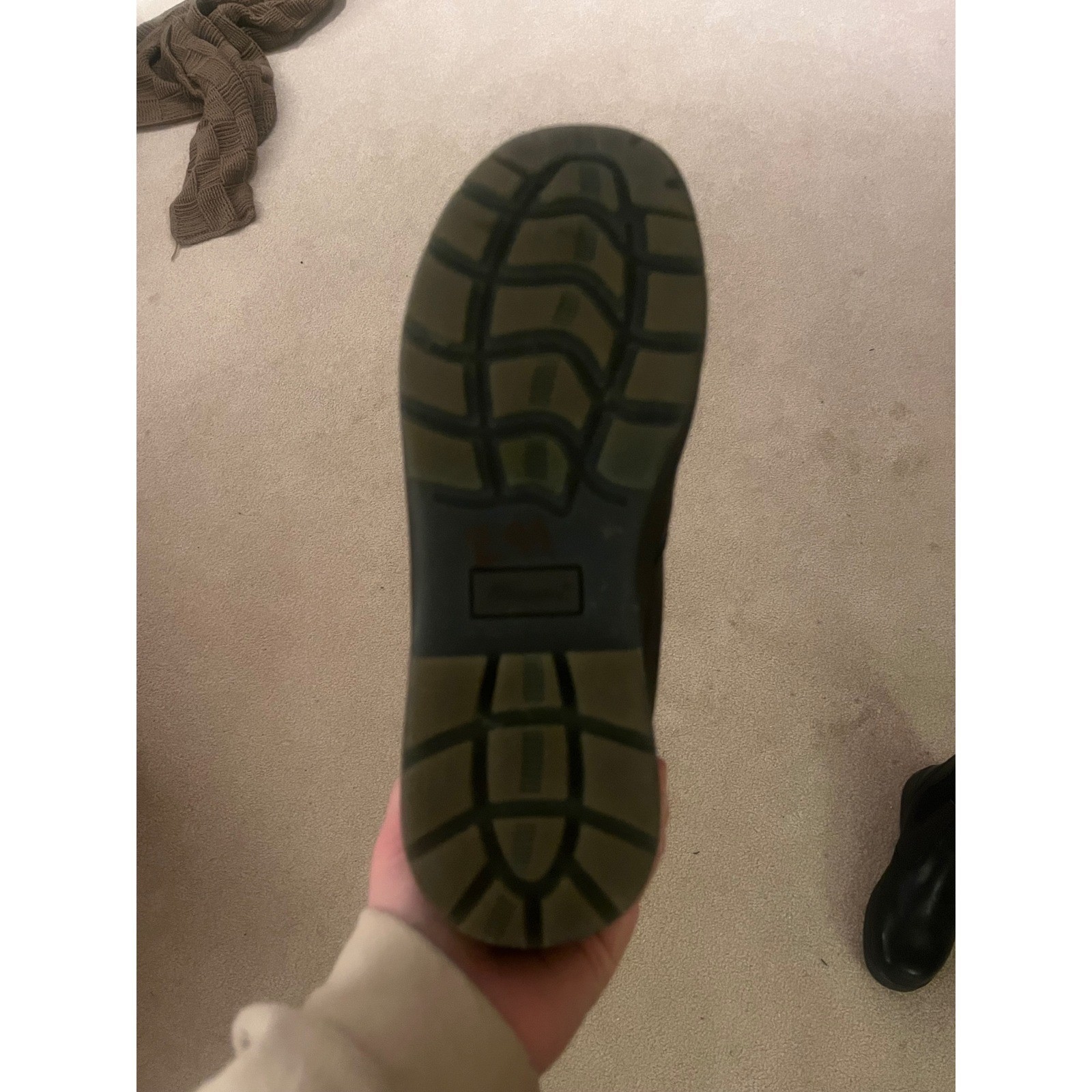 Thorogood Men's 6 Inch EH Comp Toe Station Work Boots Black Leather- Size 9.5