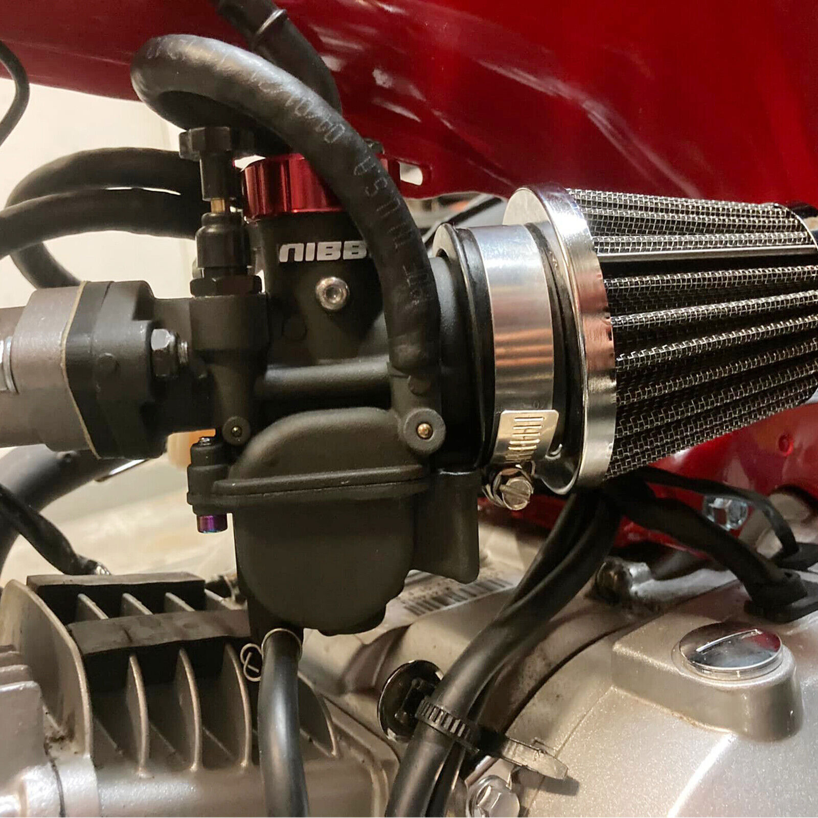 NIBBI PE22mm Flange Carburetor For 110cc 125cc 140cc Lifan Apollo Pit Bike ATV