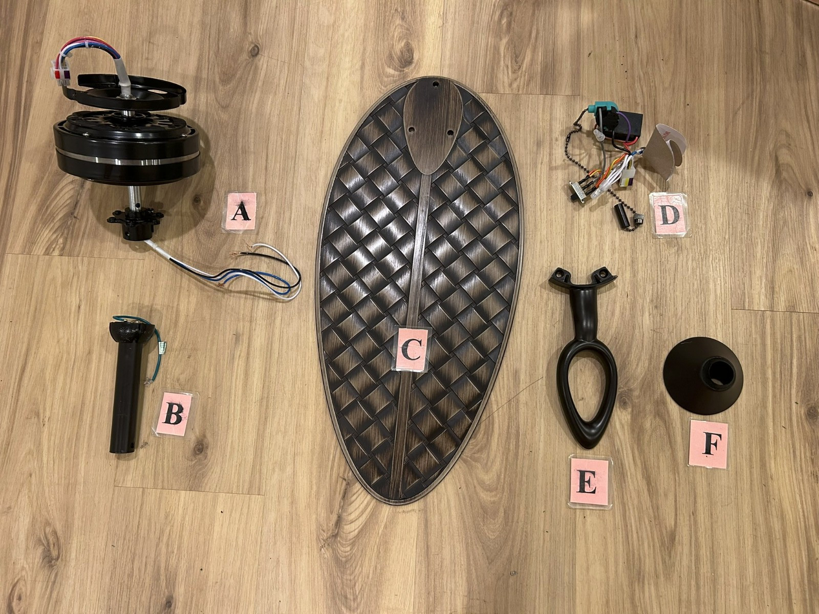 Replacement Parts for Harbor Breeze Tilghman Ceiling Fan 52" Aged Bronze (R)