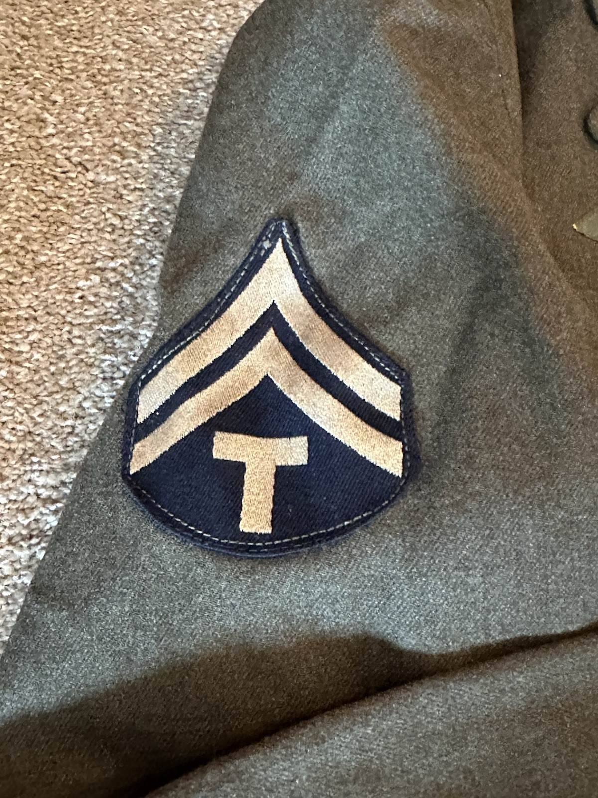 US Army World War II Model 1939 Class A Uniform Blouse, Trousers, Cap