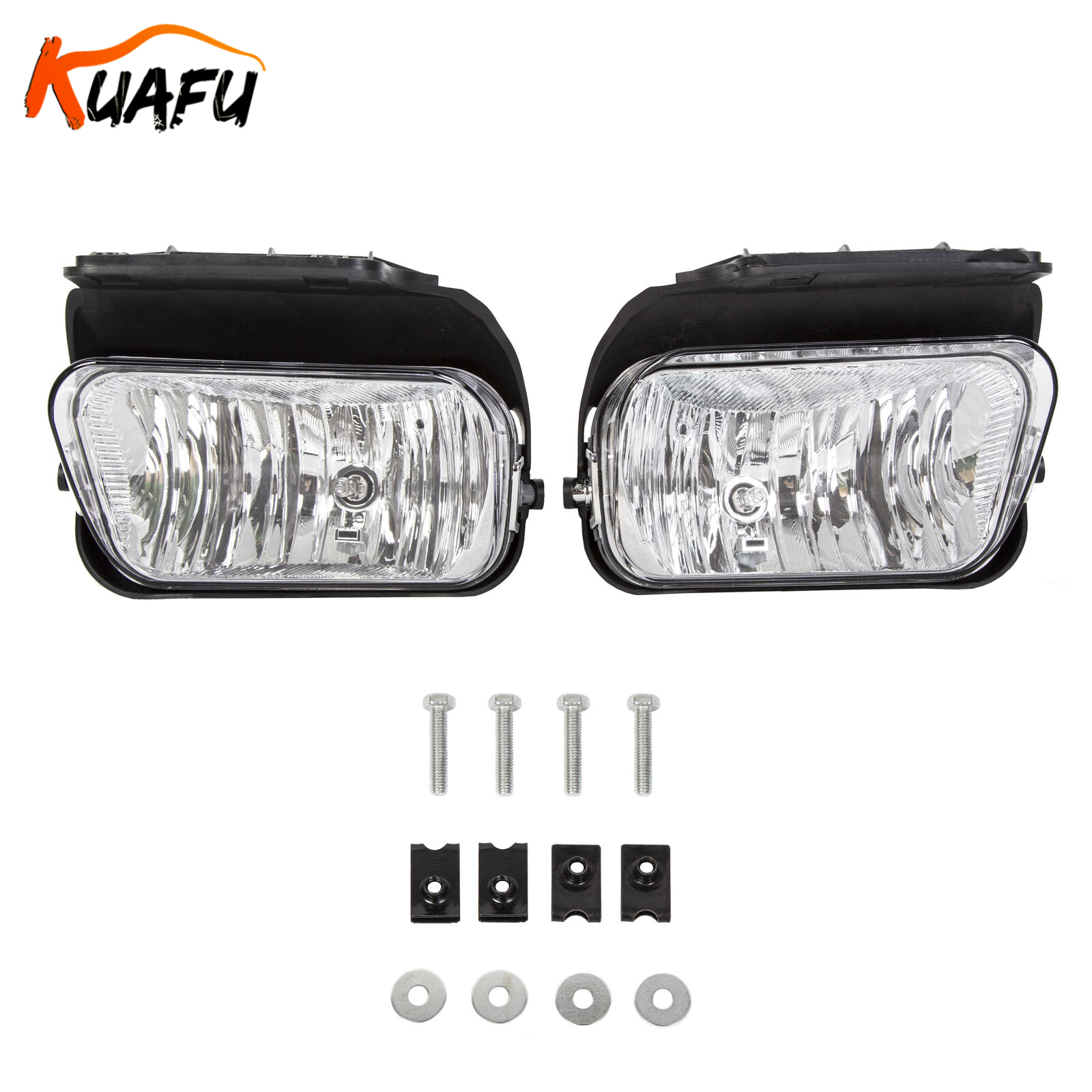 Bumper Fog Lights Lamps Left+Right Fit For 2003-2006 Chevy Silverado Avalanche