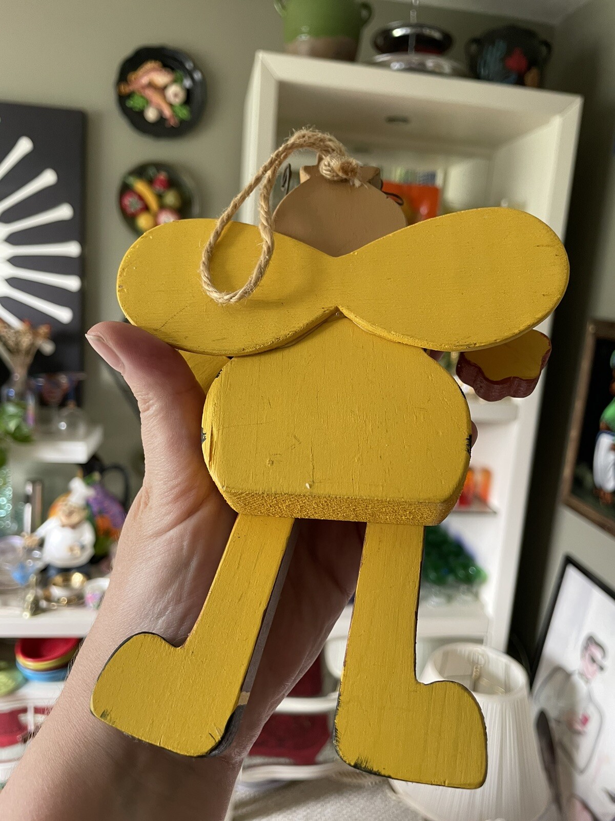 Mix Lot Of 9 Bumblebee 🐝 Home Decor Candle Holder Ornaments Wood Ceramic Beaded