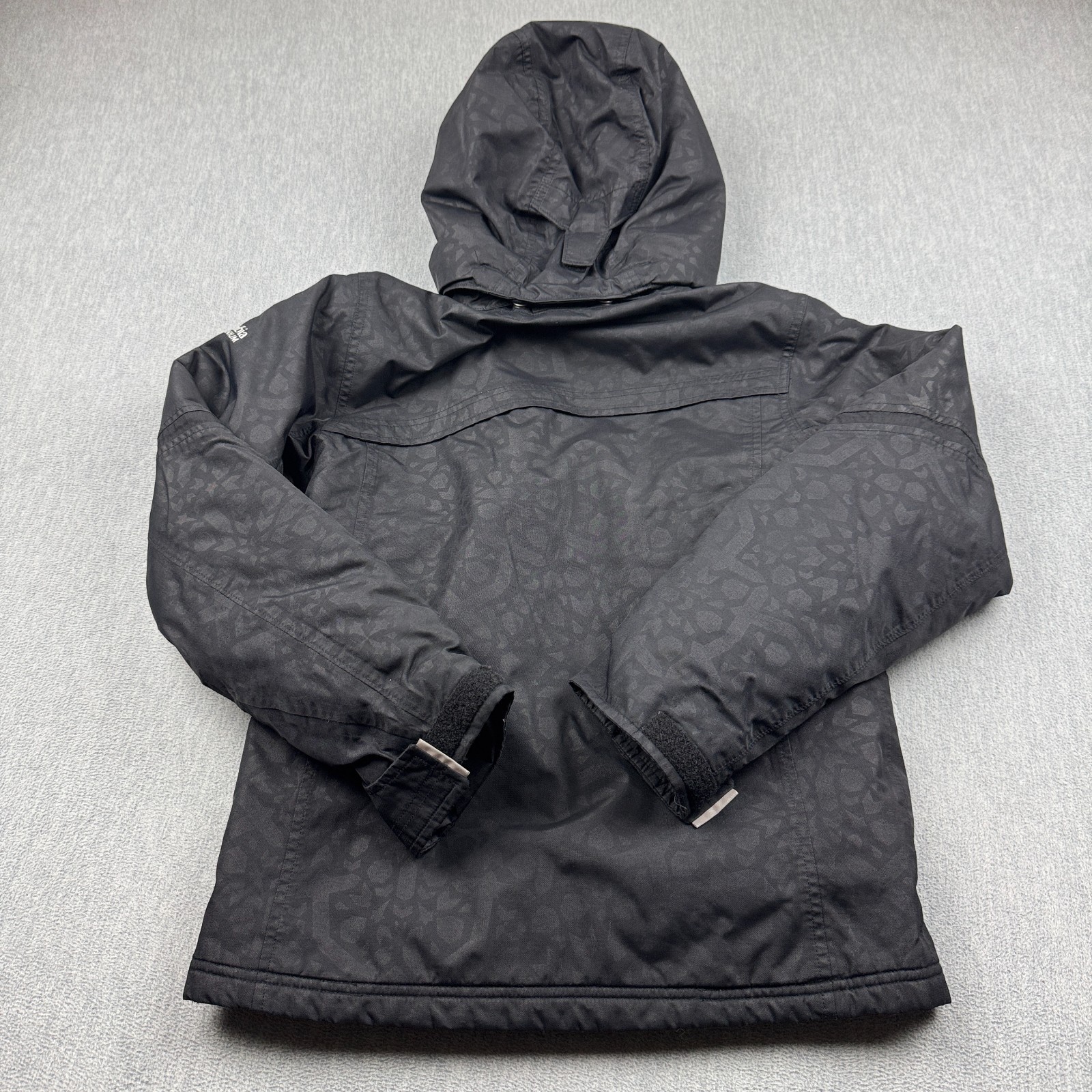 Columbia Jacket Youth Girls 14/16 Black Omni-Tech Titanium Hooded Full Zip Kids