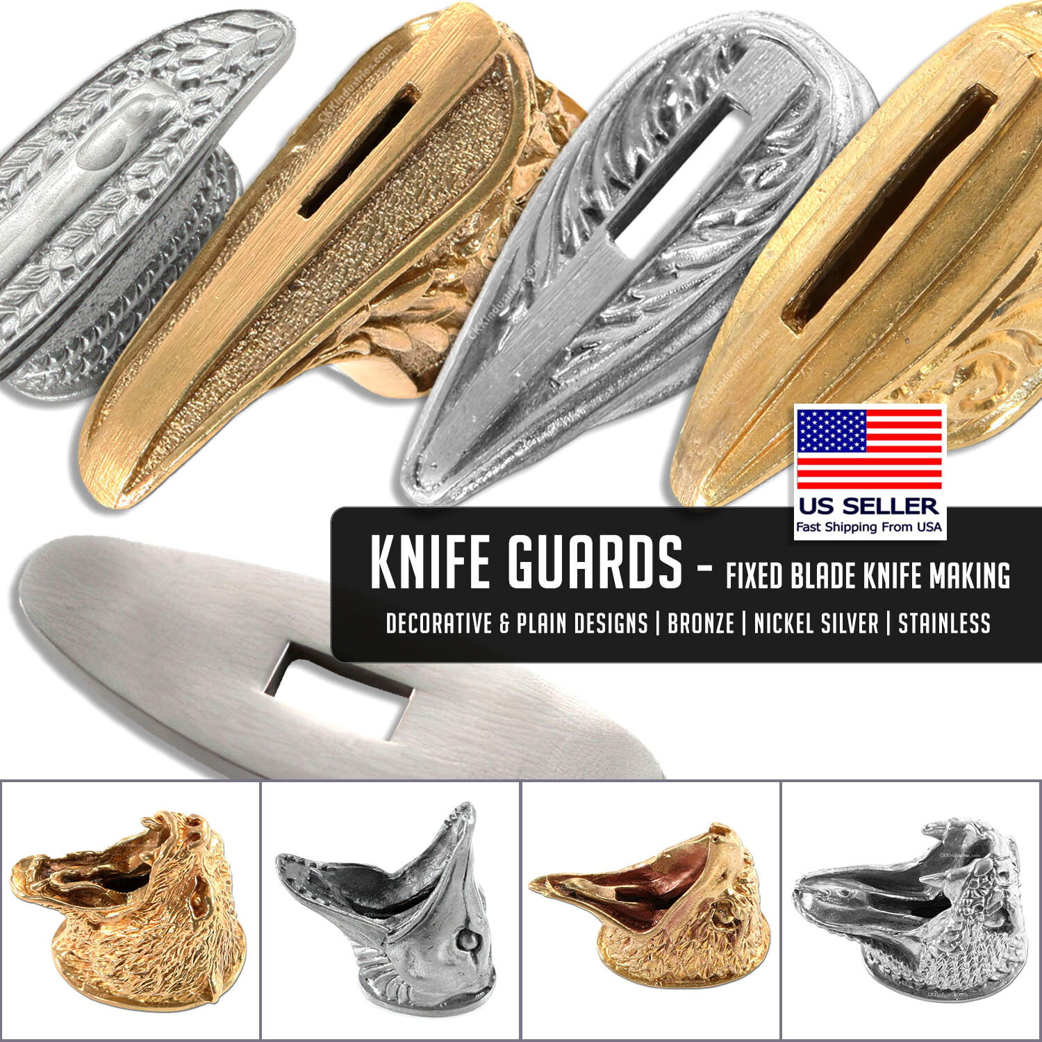 Knife Handle Guards for Knife Making - 60 Different Options - Select Below