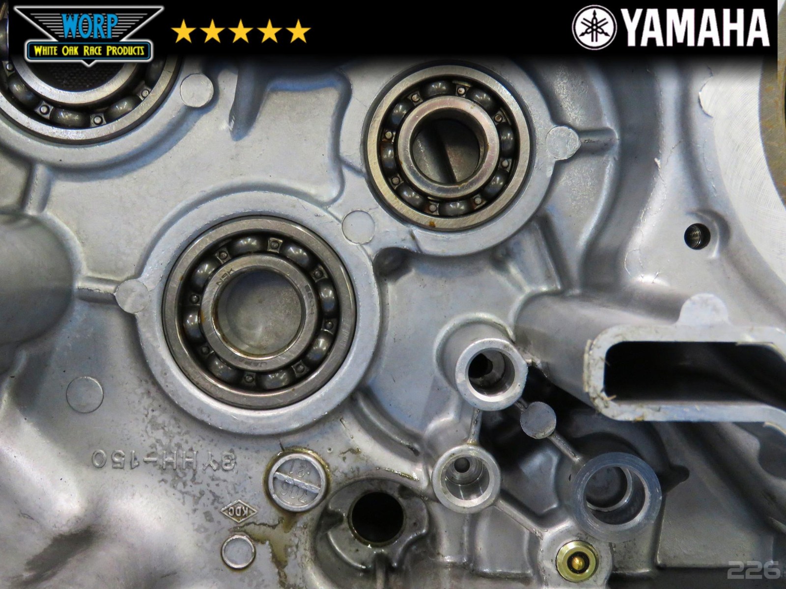 2006 YAMAHA RAPTOR 350 MATCHED LEFT RIGHT CRANK CASES CRANKCASE SET ~ OEM 04-13