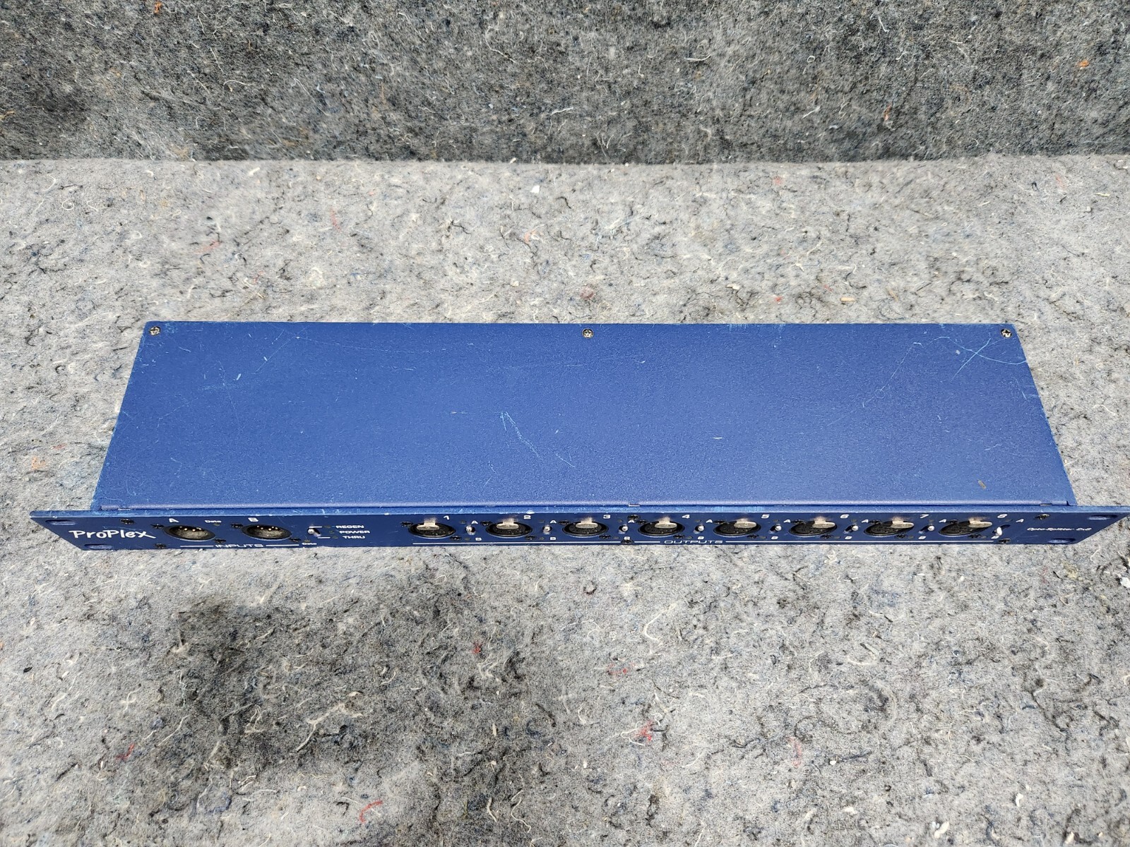 TMB ProPlex DMX512 Opto-Splitter 2x8 (2x 5-Pin XLR In, 8x Out) PPDDS285 Rackmoun