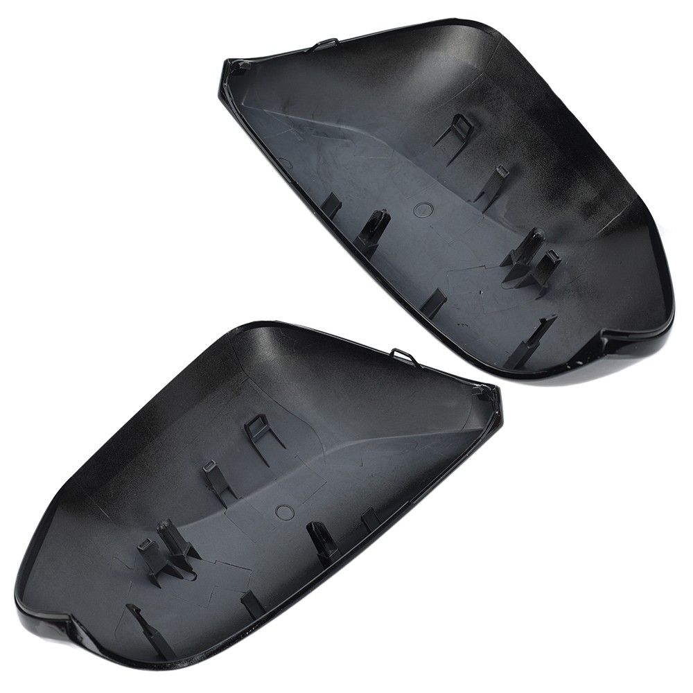 Pair Left&Right Side Mirror Cover Cap for 2018-2024 Toyota Camry Gloss Black