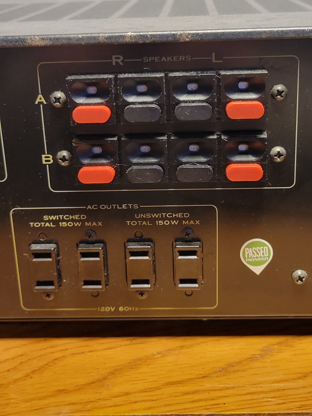 VTG PIONEER STEREO AMPLIFIER MODEL NO. SA – 7500 II/ TESTED AND WORKING GREAT!