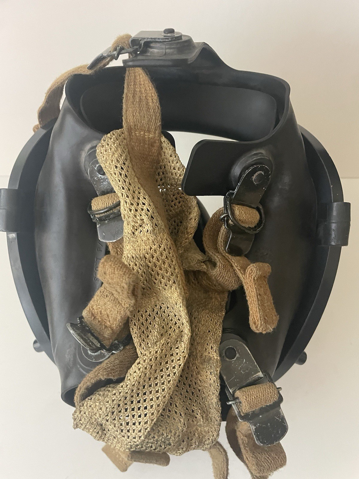 Scott AV-3000 MEDIUM Firefighter Mask w/KEVLAR 5 Point Headnet USED