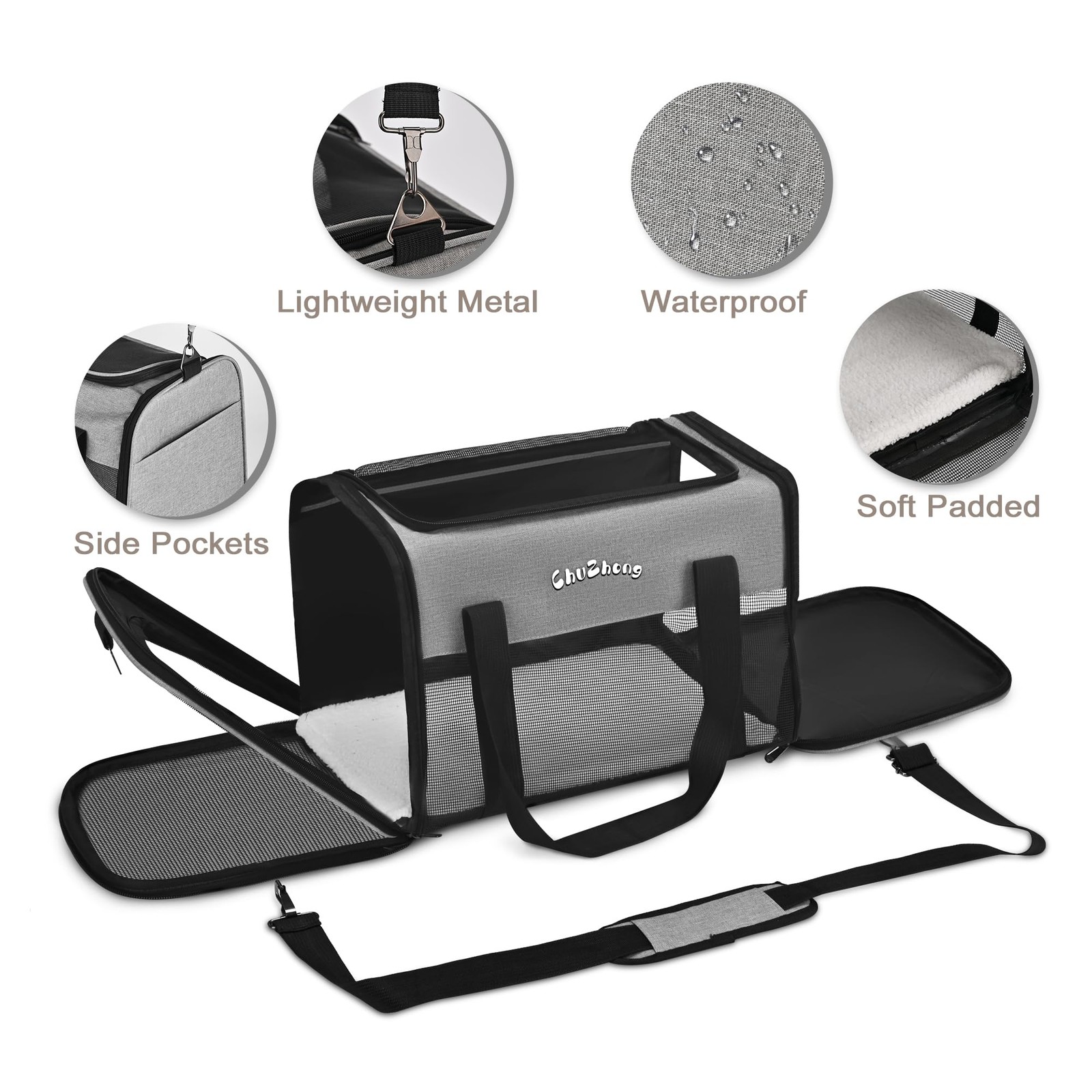 Airline Approved Pet Carrier for Cats & Small Dogs (Up to 18 Lbs) - Soft Side...