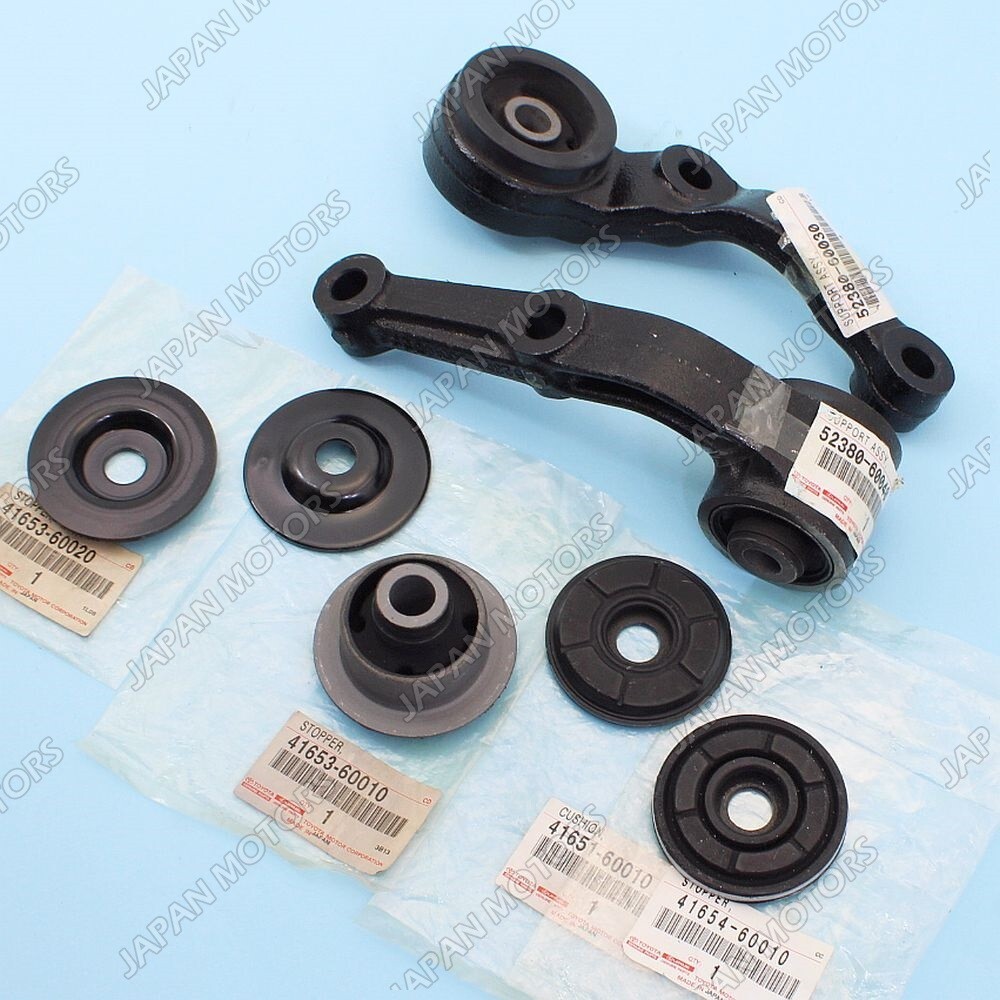 💯 OEM Toyota Land Cruiser Lexus LX470 Front Differential Bushing & Support Kit