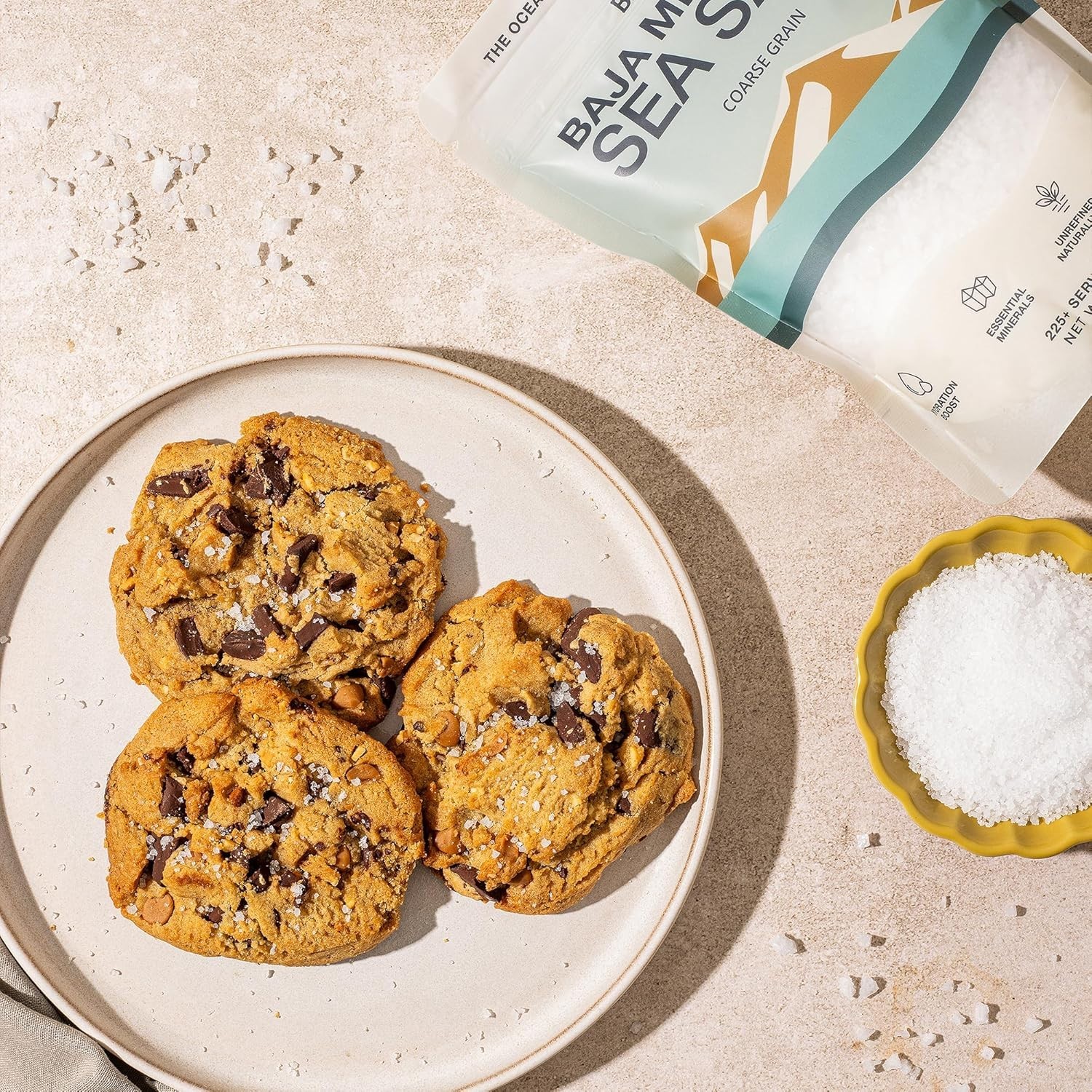 BAHA - Baja Mineral Sea Salt | Original Natural Grain Baha Mineral Gold Salt