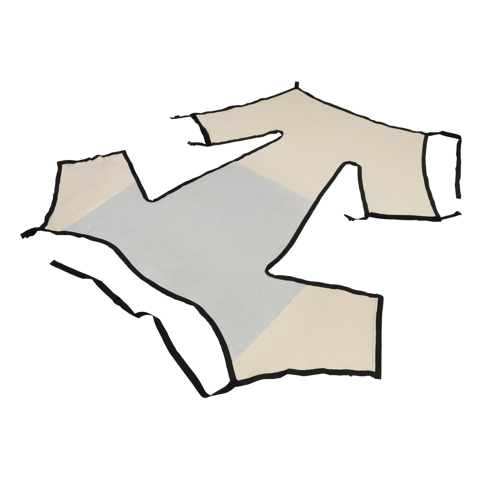 Aircraft Cabin and Windshield Cover White Canvas For Cessna 150 Cessna 152