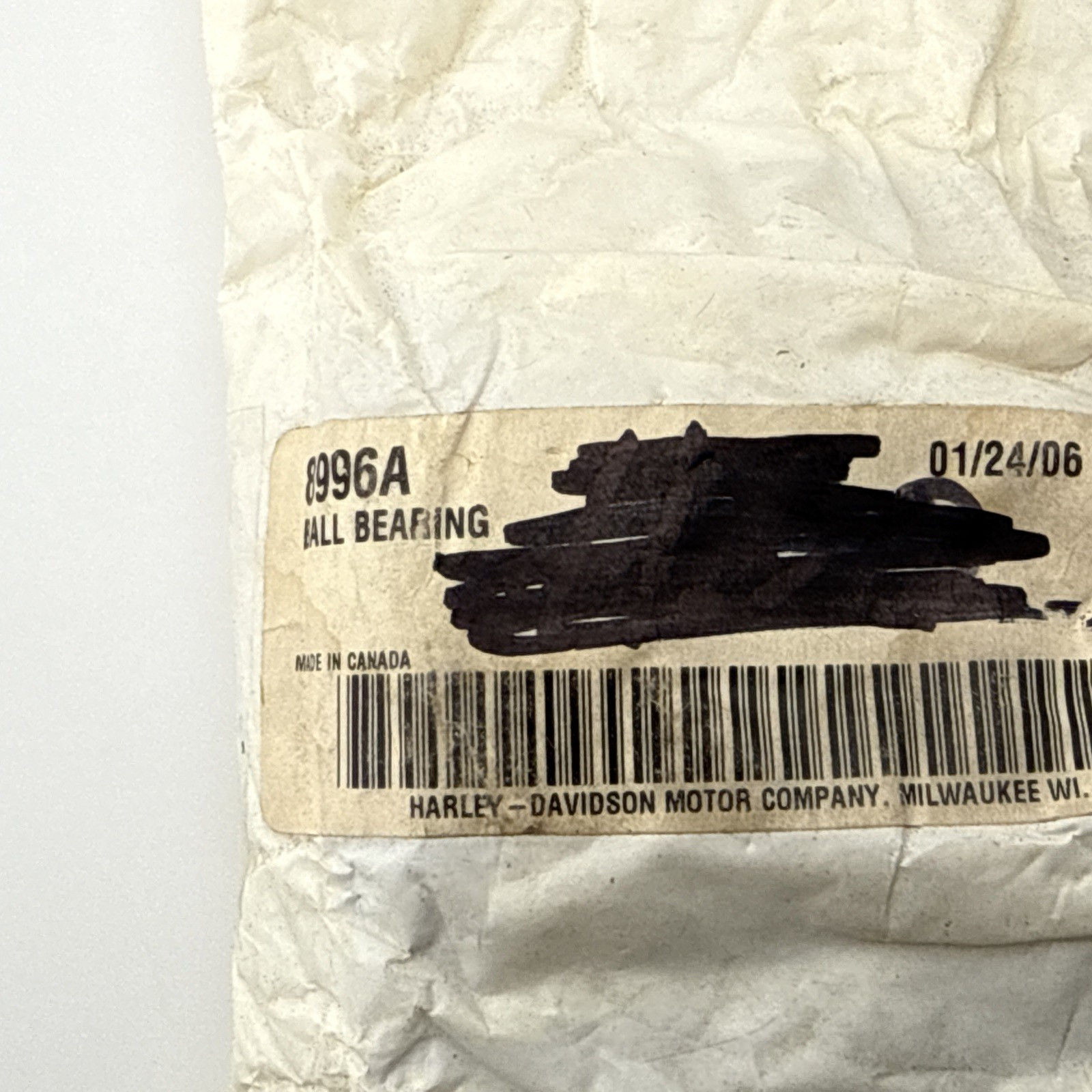 GENUINE HARLEY DAVIDSON 5 SPEED TRANSMISSION MAIN DRIVE GEAR BEARING 8996A