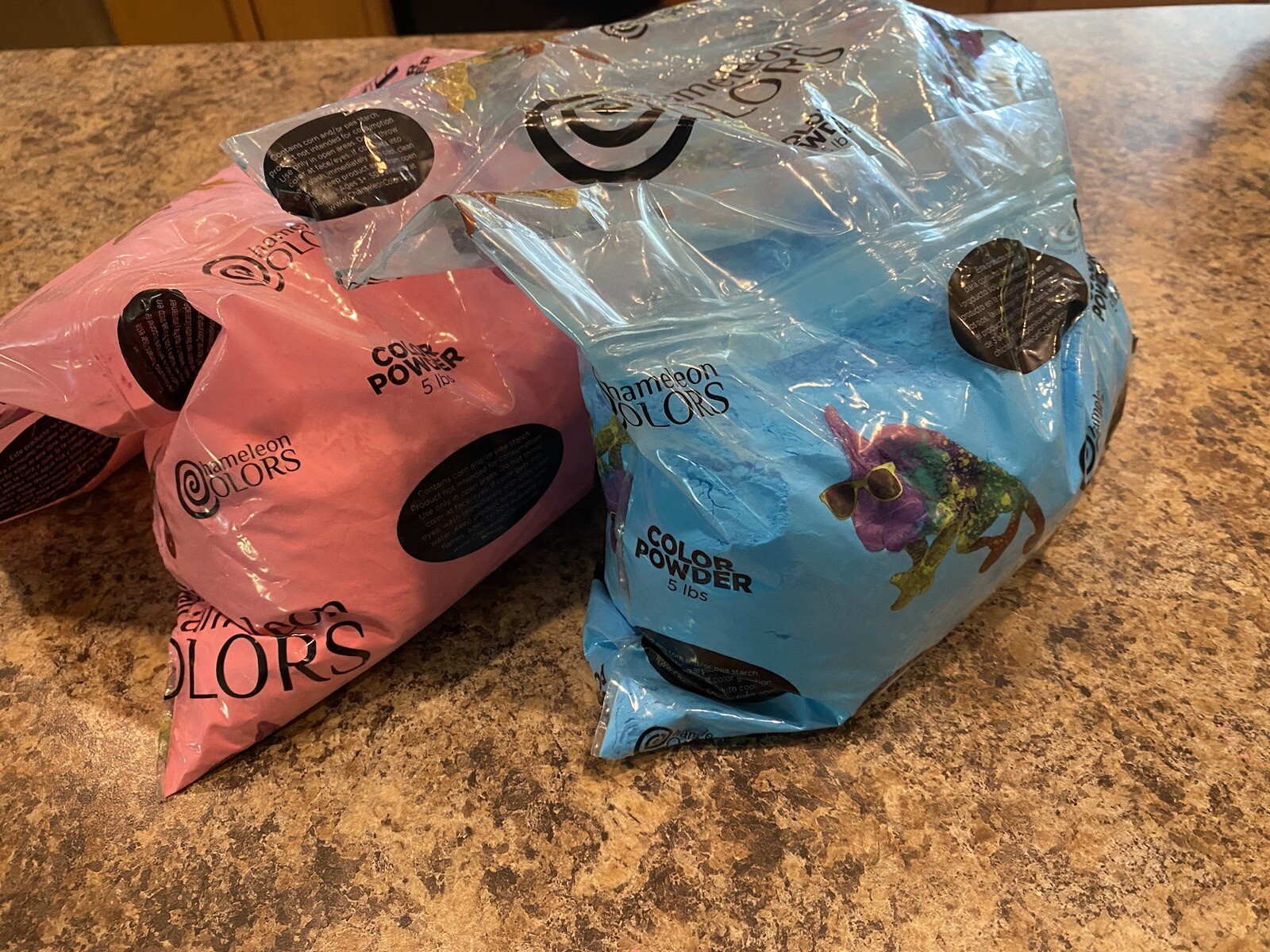 Color Blaze Gender Reveal Powder - 5 lbs Pink and 5 lbs Blue - Combo Pack